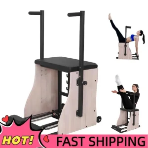 Oak Wood Pilates Reformer Machine