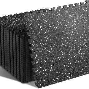 24 Interlocking Gym Floor Mats